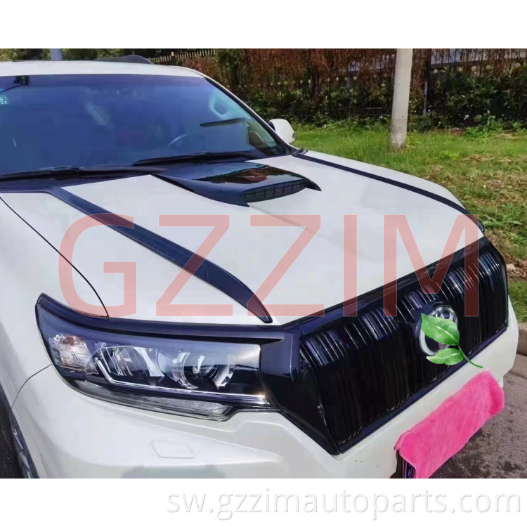 Ukanda mweusi wa plastiki mweusi kwa Prado